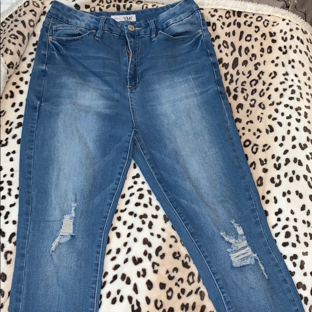 Light blue jeans